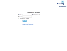 Tablet Screenshot of mail.naranggroup.com
