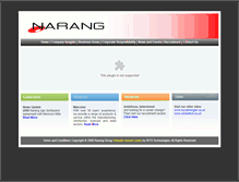 Tablet Screenshot of naranggroup.co.uk